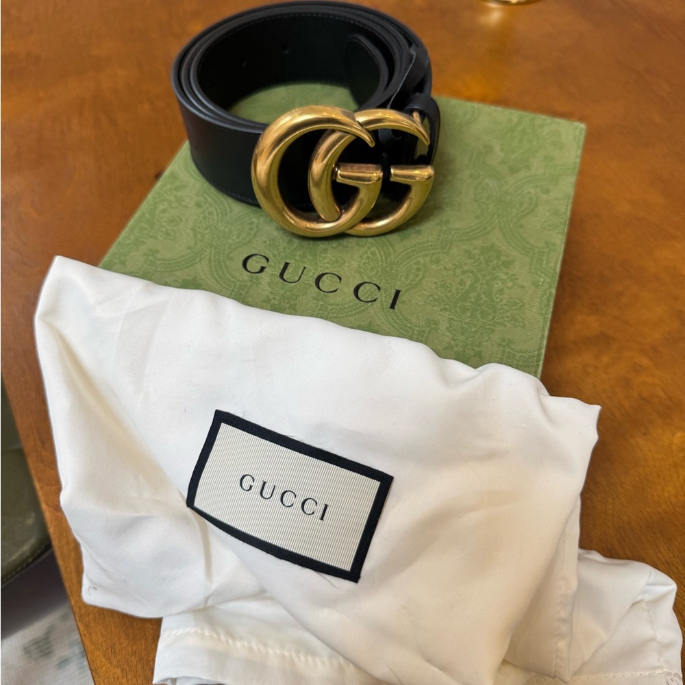 Gucci GG Marmont Wide Belt - 90